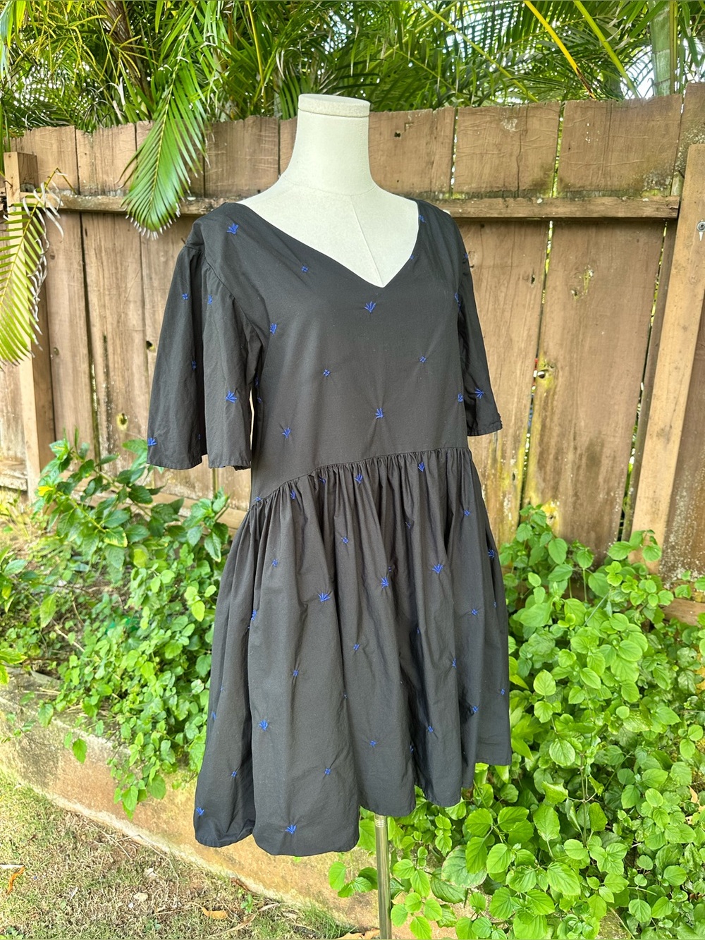 Merlette Clemente Embroidered Babydoll Dress Size Small - Picture 3 of 10